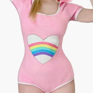 Care bear pink x-s bodysuit